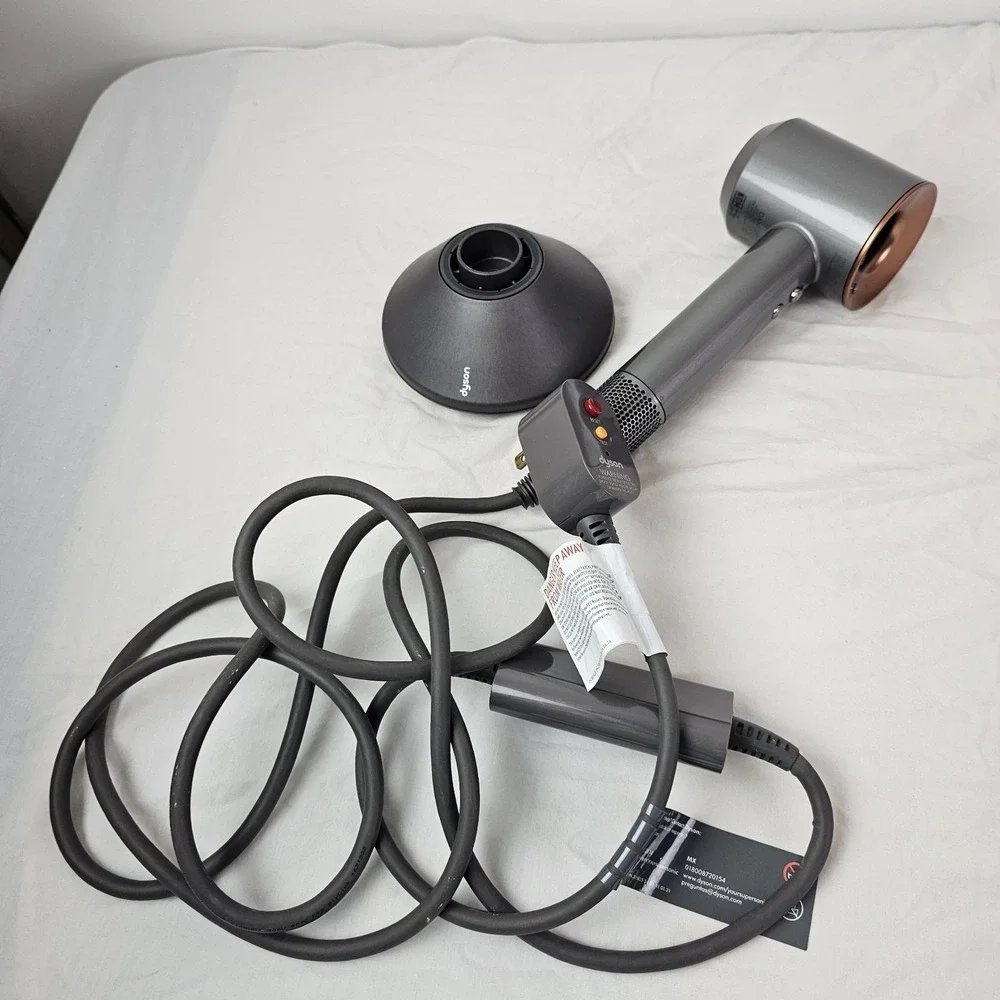 Dyson Supersonic Hair Dryer Nickel Copper with Attachment
